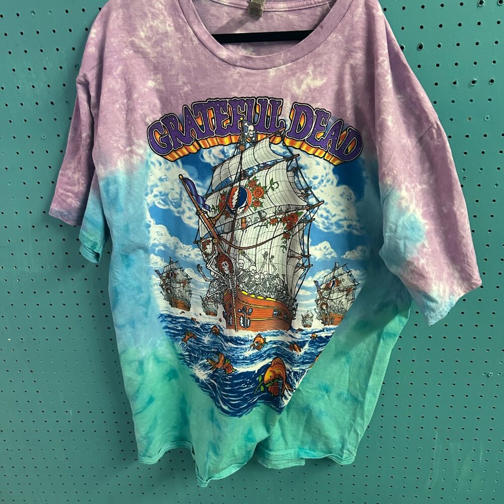 Grateful Dead Y2K Ship of Fools 2X T shirt Tie Dye - Picture 5 of 5